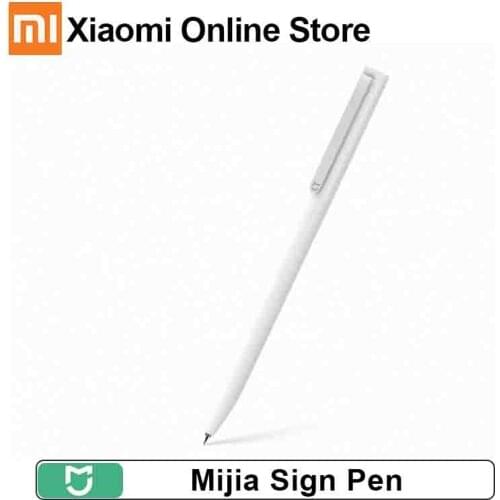 Xiaomi Mijia Sign Pen With 0.5mm Swiss Refill Rolling Roller Black ink Signing Ballpoint Pens for Students Office