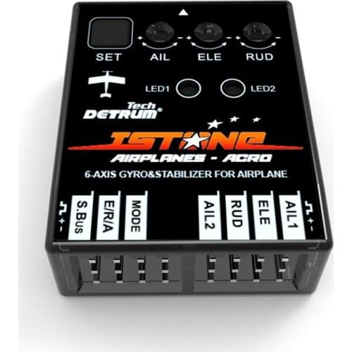 Detrum Istone Acro Multi-mode Switching Fixed Wing Gyros & Stabilizer for RC 3D Airplane
