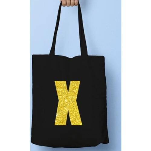 Custom Tote Bag Birthday Gift Letter Personal Signature Bags Gift for Her Student Canvas Bag Graduation Party Shopping Bags