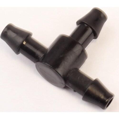 500pcs 4/7mm Hose Barbed Tee Connector Sharp Pointed Joints Garden Drip Irrigation Pipe Fittings Watering System Parts