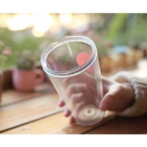 Outdoor Water Bottle with Straw Sports Bottles Eco-friendly with Lid Hiking Camping Plastic School Working Bottle