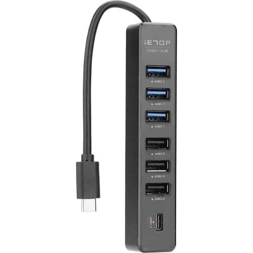 USB Hub 4/7 Port Expander Adapter USB 3.1 Hub Multi USB C Splitter Hub Multiple USB3.1 USB-Hub For Laptop PC Best Seals