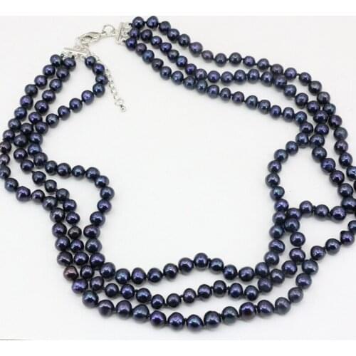 Pick size 7-8mm Round Beads Natural Freshwater Pearls shell making For diy pearls necklace Women Jewelry Gifts 17-19" B3457