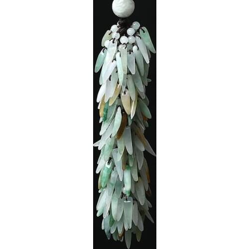 Genunine Myanmar green jade pendant hollow carving jade pendants for car natural jade stone jadeite jade necklace jade jewelry