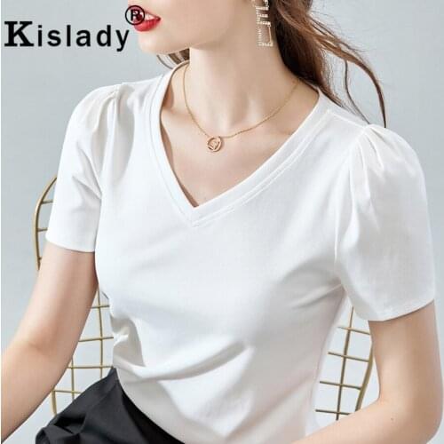 New Spring Womens Deep V-Neck Gothic Basics Shirts Sexy OL Harajuku Tops Patchwork Shirts Korean Charming Fashion Solid Clothes