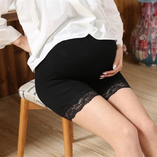 Plus Size Shorts Under Skirt Sexy Lace Anti Chafing Thigh Safety Shorts Ladies Pants Underwear Large Size Safety Pants Women