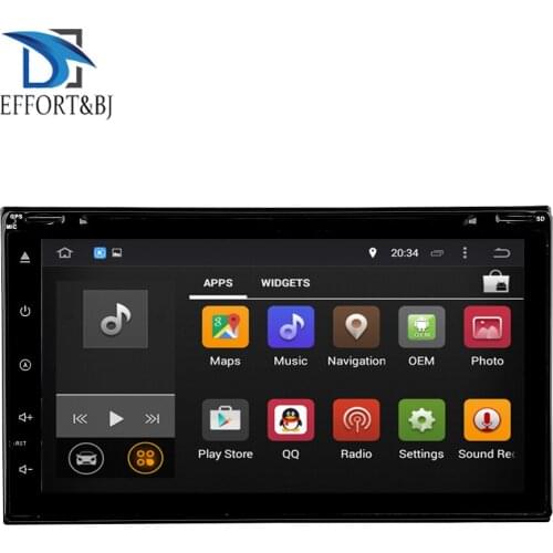 6.95 inch 2 din Universal Android 9.0 Car Dvd Gps intelligent radio video multimedia With GPS Navigation WIFI Player Head Unit