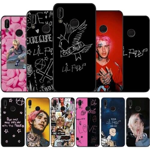 Lil Peep Black Soft Phone Case For Huawei P40 P30 P20 Mate 10 20 30 40 Pro lite Plus P smart 2019 2020 TPU Cover