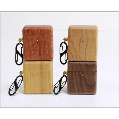 Wooden Earphone Storage Case for Airpods Pro Headset Wireless Bluetooth Earphone Full Cover Protective Case for Airpods Pro