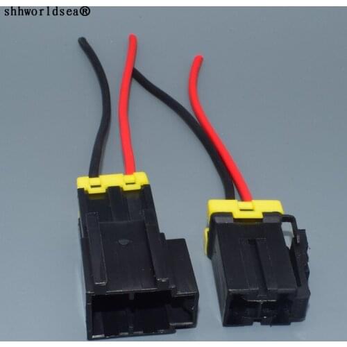 Shhworldsea 2 Pin 9.5mm Waterproof High Current Connector Male and Female DJ7021Y-9.5-11-21 Automobile Plug Jacket with Terminal