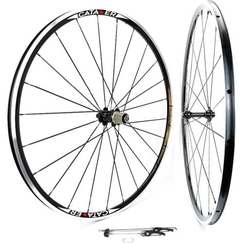 1370g Aluminum Alloy Road Bike Wheels 700C 27x19mm Width Road Bicycle Alloy Wheelset Lightweight Cycling Climbing Wheelset