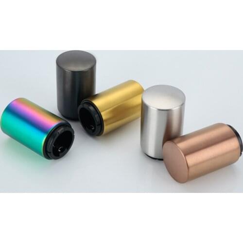 Magnetic Automatic Beer Opener Stainless Steel Bottle Opener Portable Magnet Wine Openers Bar Tools Magnetische Bier Flesopener