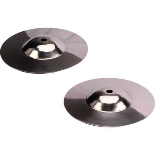 Metal Crash Cymbal Drum Hi Hat Cymbals for Drum Percussion Musical Instrument Set for Percussion Instruments Players Beginners