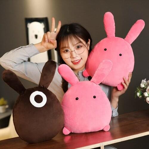 Cute Ningning Rabbit Plush Toys Anime Huazijun Soft Stuffed Dolls Lovely Animal Sleeping Pillows for Kids Baby Girls Gifts
