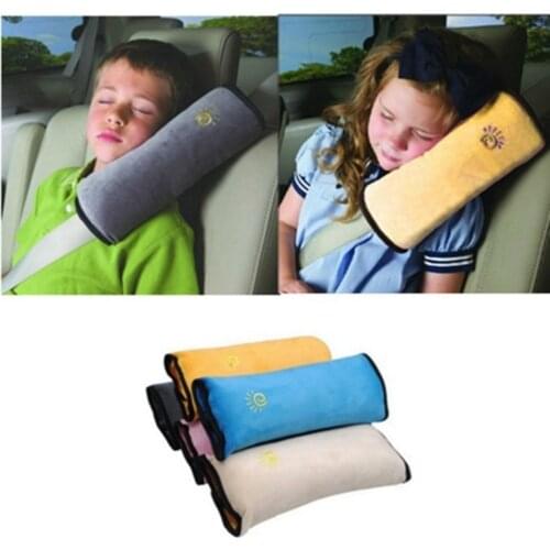 1PCS Soft Kids Car Auto Safety Seat Belt Shoulder Pad Cover Children Protection Cushion Support Pillow For Boys Girls