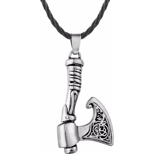 Nostalgia Slavic Amulet Jewelry Symbol Perun Viking Axe Pendant Necklace For Men Women Neclace