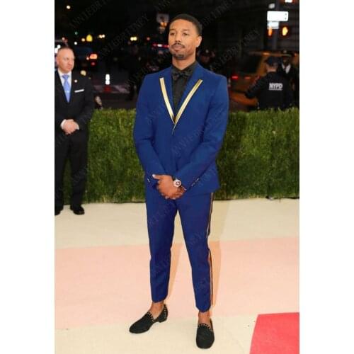 Latest Coat Pant Designs Black Gold Tuxedo Prom Wedding Suits For Men Slim Fit 2 Piece Blazer Custom Jacket Groom Suit Terno