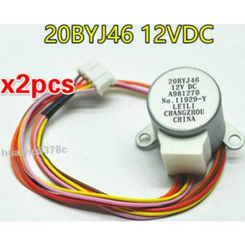 2PCS original Panasonic air conditioning parts swing motor stepper motor 20BYJ46 12V air conditioning stepper motor 26mm pitch