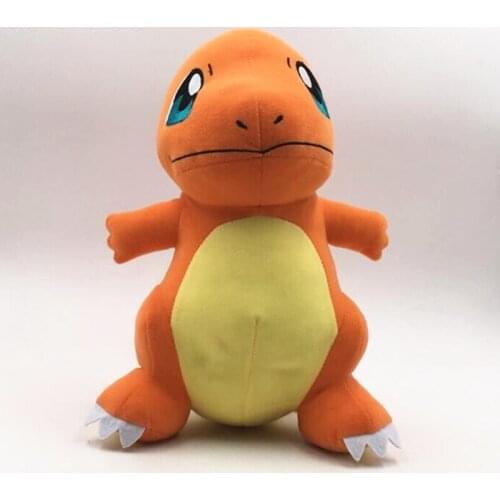 28cm Cartoon Charmander Stuffed Plush Toys Anime Pokemones Charmander Stuffed Toys Gifts for Kids Room Decoration Collection