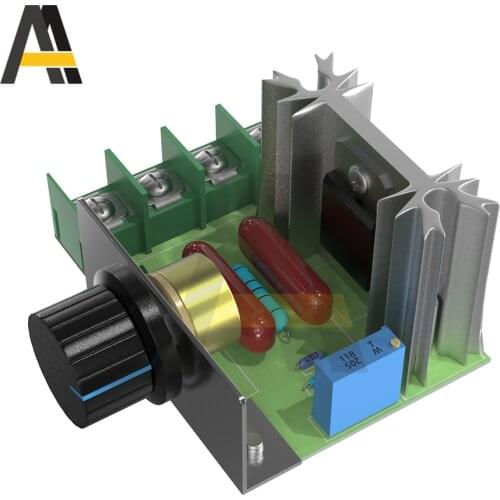 AC 220V 2000W High Power SCR Voltage Regulator Dimming Motor Speed Controller Adjustable Governor Module Dimmer Control Switch