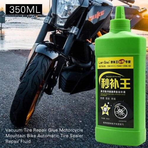 350ml Car Motorcycle Tire Fluid Tire Self-rehydration Bike Tire Sealant Machine Protection Puncture Sealant Tire Repair Glue