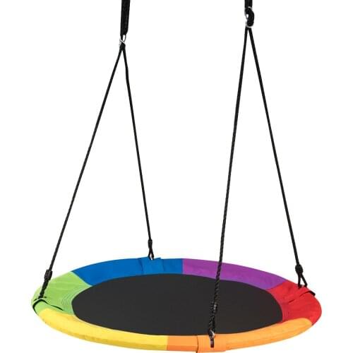 40" Flying Saucer Tree Swing Kids Play Set Swing Children Sports Outdoor Indoor