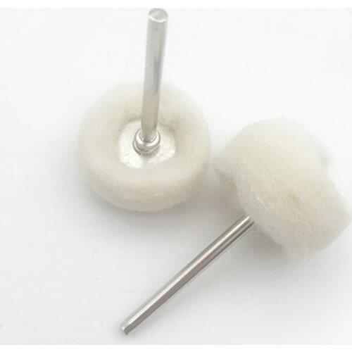 50LB 1" Wool Grinding Head Polishing Buffing Wheel 2.35/3mm Grinding Head Shank