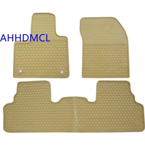 Car Rubber Floor Mats Anti Slip Mat Carpet Feet Pads For Peugeot 4008 2012 2013 2014 2015 2016 2017 2018 2019 Left Hand Drive