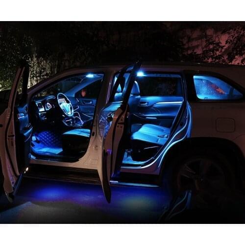 7pcs T10 12v Car LED Bulbs Interior Dome Reading Lamps Trunk Light For Peugeot 307 2007 2008 2009 2010 2012 2013 Accessories