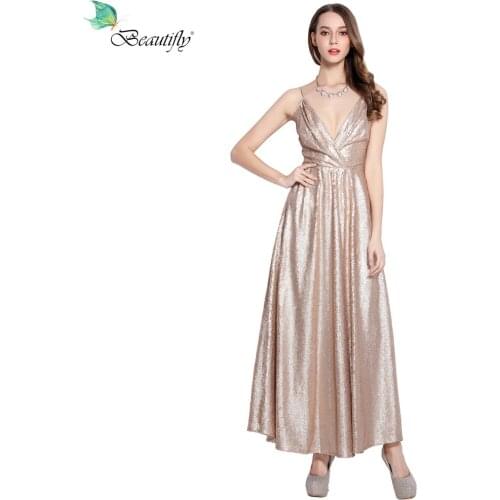 V-neck Women Dresses Beautifly China
