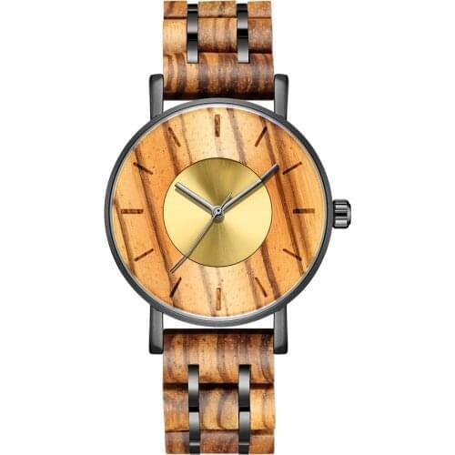 Top Brand Wooden Watch Men Wood Quartz Watches Luxury Military Sports Watch Waterproof Clock Male Business Relogio Masculino