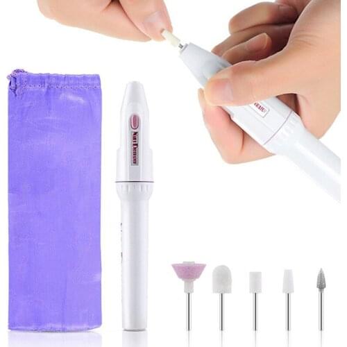 Mini Nail Polishing Machine Electric Manicure Drill Machine Accessory Manicure Pedicure Gel Polish File Buffer Nail Art Tools