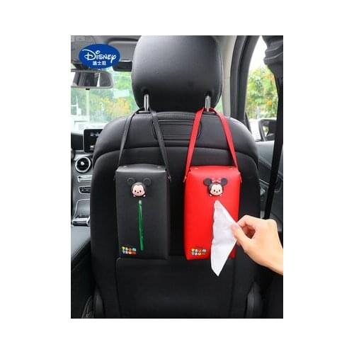 Disney TSUM Mickey Minnie Anime Figures Cartoon Product Cosplay Car Accessories Tissue Cover Gift Unisex