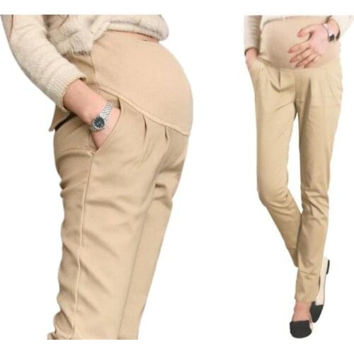 Cotton Pregnant Pants Maternity Clothes For Pregnant Women Trousers Pregnancy Pant Gestante Pantalones Embarazada Clothing