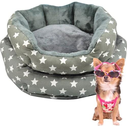Dog Bed Kennel Cat Bed Soft Pet Bed Cushion Pet Mat Dog House Furniture Puppy Blanket Pet Bed Removable Pillow Small Medium Dogs