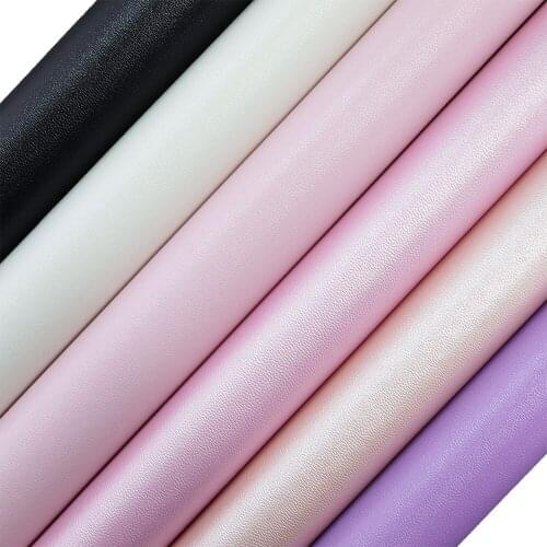 A4 Sheet Smooth Soft PU Faux Leather Fabric For Bows Handbag DIY Weldding Project Craft 6pcs/set CN029