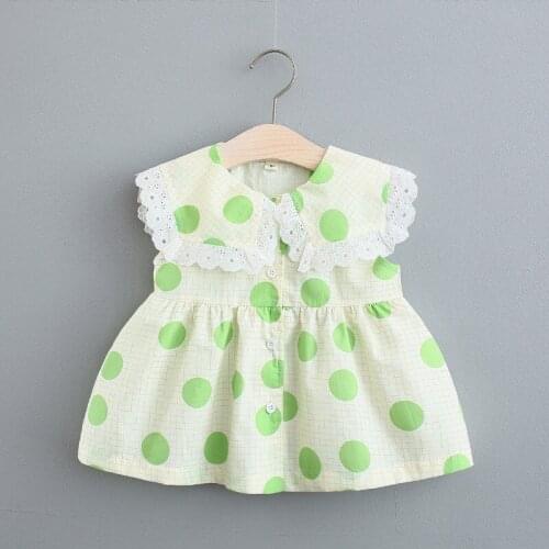 Melario Cute Baby Girls Dress 2021 Summer Polka Dot Princess Dresses for Girl Kids Dress Newborn Baby Dress Children Clothing