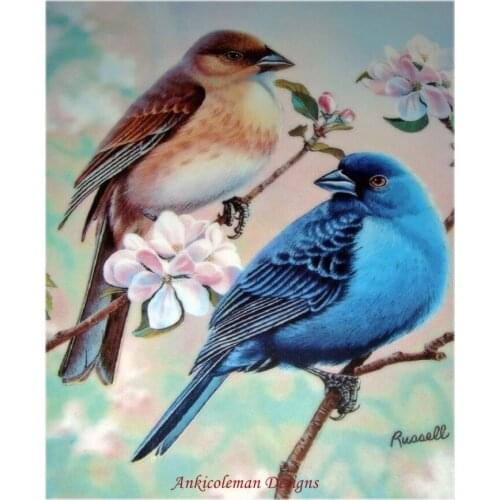 Embroidery Counted Cross Stitch Kits Needlework - Crafts 14 ct DMC color DIY Arts Handmade Decor - Birds