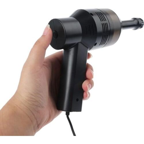 New Mini USB Vacuum Cleaner Computer Keyboard Brush Handheld Dust Cleaning Kit T84C