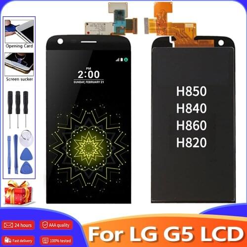 Original 5.3" Display For LG G5 H850 LCD Touch Screen Digitizer Replacement for LG G5 LCD Display H840 H860 F700 With Frame