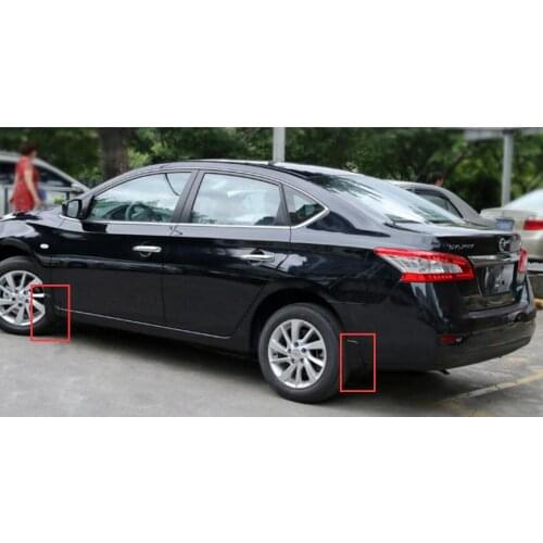 Yimaautotrims Mud Flaps Guard Mudguard Fenders Splash Flaps Cover For Nissan Sylphy Pulsar B17 Sedan Sentra 2012 - 2014 Plastic