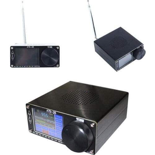 ATS-25 Si4732 Full-Band Radio Receiver DSP Receiver FM LW (MW And SW) And SSB With 2.4" Screen Radio Receiver
