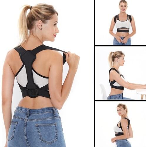 Brace Support Belt Adjustable Back Posture Corrector Clavicle Spine Back Shoulder Lumbar Posture Correction For Adult student 8