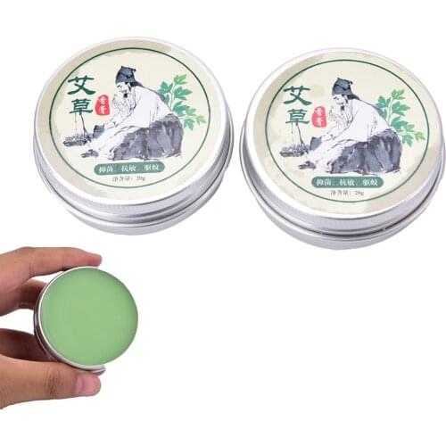 Herbal Moxa Moxibustion Cream Balm Mugwort Health Skin Care Repair Essential Massage Oil Relief Arthritis Neck/ Back Pain