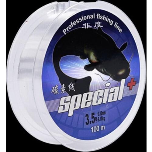 WALK FISH 100M Fluorocarbon Fishing Line Clear 2.8-44LB Carbon Fiber Leader Line fly fishing line pesca