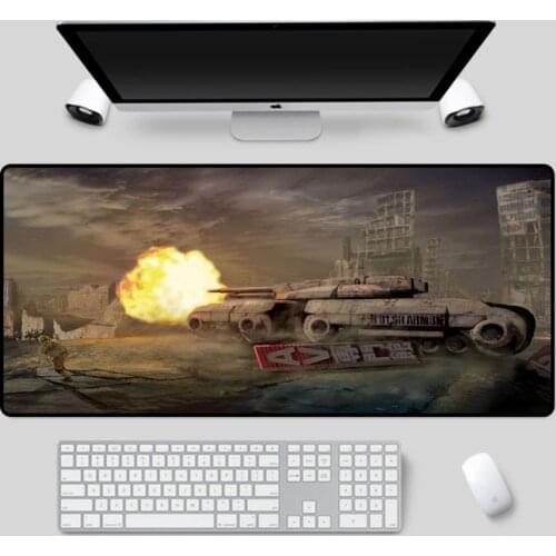 XGZ Large size anime pattern mouse pad cool tank desk pad home PC computer notebook high speed keyboard pad