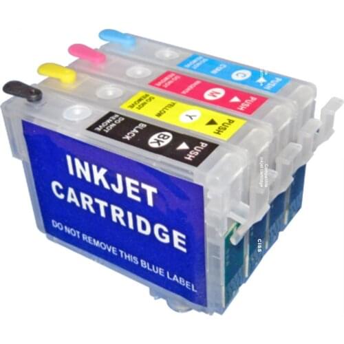 Refill inkjet cartridge 73N T0731N for epson Stylus TX210 C79 CX8300 CX5500 TX100 TX200 TX400 TX409 TX550W TX610 TX600FW T10 T13