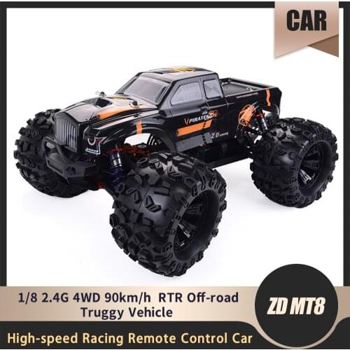 RC Car ZD Racing 1/8 MT8 2.4G 4WD RTR MONSTER TRUCK buggy Off-road Truggy Vehicle 90km/h High-speed Racing Remote Control Cars