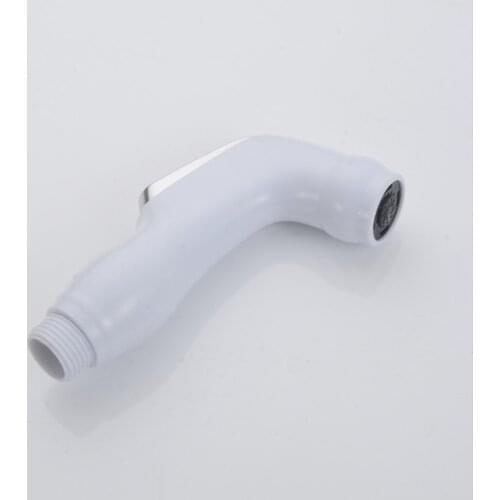 1pc White/Chrome ABS Toilet Handheld Bidet Sprayer Shattaf Cloth Diaper Anal Enema Shower Head