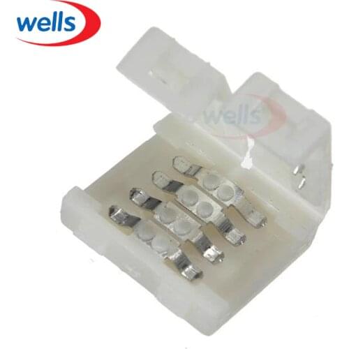 10 pcs Mini 4-PIN RGB Connector for 5050 RGB LED Strip Solderless